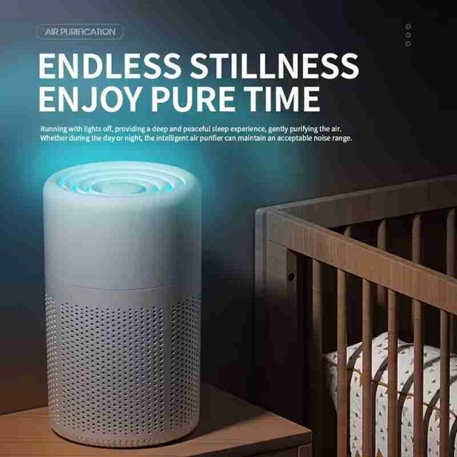HEPA Air Purifier for Home Office Living Room Bedrooms Deodorizing for Smokers Odor Dust Pollen Pet Dander Car Air Fresheners