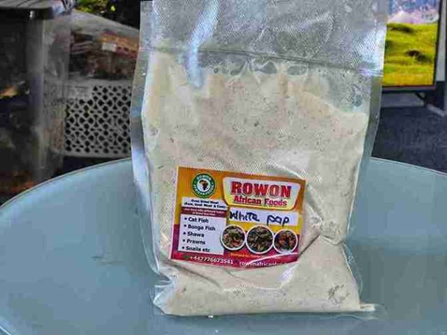 Freshly Made White Pap