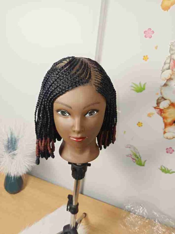 Black and Brown Ombre Cornrows